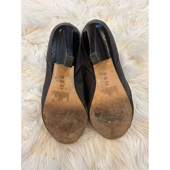 Belle by Sigerson Morrison Vero Cuoio grey suede booties 9.5B - Picture 5 of 8